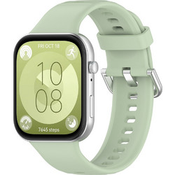 Techsuit Watchband W061 Λουράκι Σιλικόνης Light Green (Huawei Watch Fit 3)
