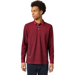 Wrangler Ανδρική Μπλούζα Polo Μακρυμάνικη Μπορντό 112357286