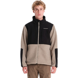 Emerson 2-Layer Sherpa Bonded Ανδρικό Μπουφάν Χειμωνιάτικο Μπεζ Μαύρο 242.EM11.21 Emerson 2-Layer Sherpa Bonded Ανδρικό Μπουφάν Χειμωνιάτικο Μπεζ Μαύρο 242.EM11.21