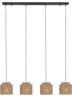 Trio Lighting Smilla Κρεμαστό Φωτιστικό Οροφής Ράγα Πολύφωτο E27 Μπεζ 366800436