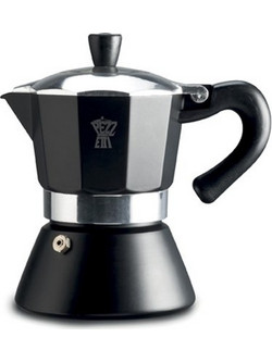 Pezzetti Aluminum Bellexpress Moka Μπρίκι Espresso 3Cups Μαύρο