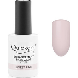 Quickgel Enhancement Sweet Pink Base Coat Ημιμόνιμο Βερνίκι Νυχιών 15ml