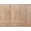 HomeMarkt Εξάφυλλη Ντουλάπα Ρούχων Reina Φυσικό Χρώμα 240x42x181cm HM21062.02