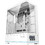 Darkflash DY451L White Gaming Midi Tower Κουτί Υπολογιστή RGB με Πλαϊνό Παράθυρο