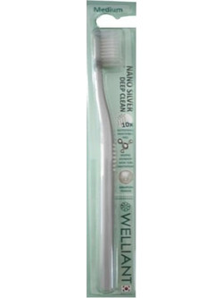 Welliant A1 Nano Silver Deep Clean Medium Oδοντόβουρτσα Γκρι