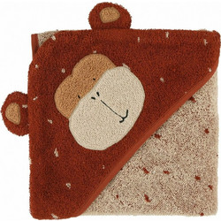 Trixie Mr Monkey Παιδικό Πόντσο Θαλάσσης Καφέ 75x75cm 77119