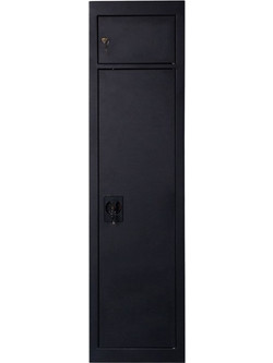 Yongfa 1075081 Οπλοκιβώτιο Ατσάλινο 5 Θέσεων 37x26x150cm Μαύρο
