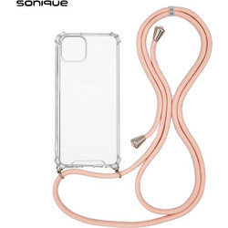 Sonique Armor Clear Back Cover Transparent / Pink (iPhone 14 Plus)