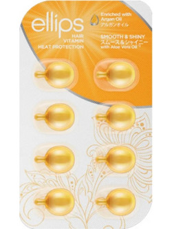 Ellips Yellow Vitamin Smooth Αμπούλες Μαλλιών για Επανόρθωση 8x1ml