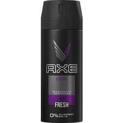 AXE Excite Fresh Ανδρικό Αποσμητικό Spray 48h Χωρίς Αλουμίνιο 150ml