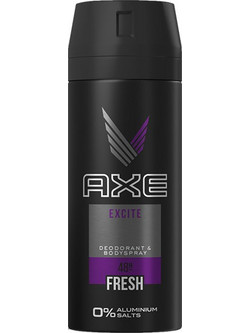 AXE Excite Fresh Ανδρικό Αποσμητικό Spray 48h Χωρίς Αλουμίνιο 150ml