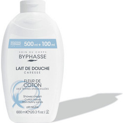 Byphasse Caresse Cotton Flower Κρεμώδες Αφρόλουτρο 600ml