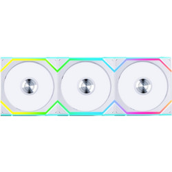 Lian Li Unifan SL Wireless Case Fan 120mm ARGB με Σύνδεση 3-Pin 4-Pin PWM 3τμχ White