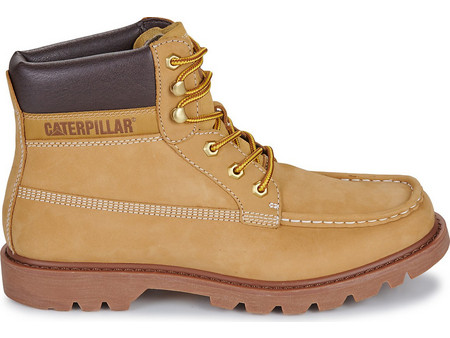 CAT Moc Toe Ανδρικά Αρβυλάκια Δερμάτινα Ταμπά P726065