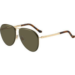 Etro 0033S Ανδρικά Γυαλιά Ηλίου Aviator Μεταλλικά Χρυσά με Πράσινο Φακό