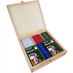 Argy Toys Σετ 104 Μάρκες Poker σε Κασετίνα με 2 Τράπουλες 5200005703400