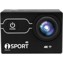 iSnatch Sport Action Camera 4K Ultra HD με WiFi και Οθόνη 2" Μαύρη