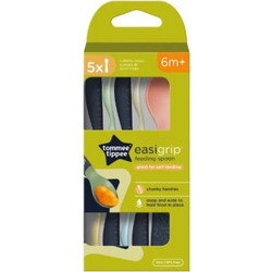 Tommee Tippee Easi Grip Σετ Βρεφικά Κουτάλια 6m+ Πολύχρωμα 5τμχ