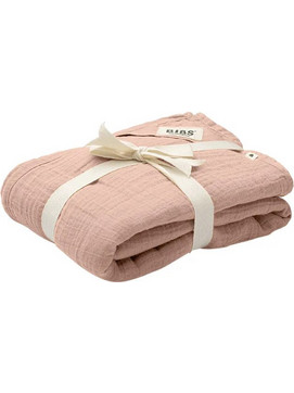 BIBS Πάνα Αγκαλιάς από Μουσελίνα Ροζ 120x120cm
