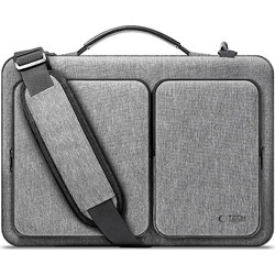 Tech-Protect Defender Τσάντα Laptop Ώμου 16" Crayon Grey
