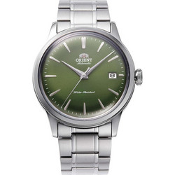 Orient Bambino Ανδρικό Ρολόι Αυτόματο με Ασημί Μεταλλικό Μπρασελέ RA-AC0M09E