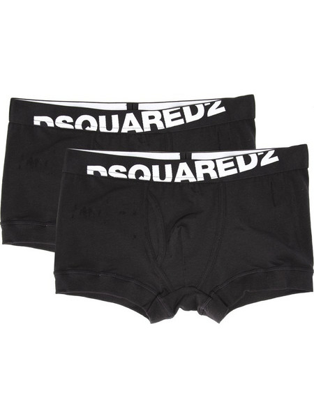 Dsquared2 Ανδρικά Μποξεράκια Σετ 2Pack Μαύρα DCXC90030-001