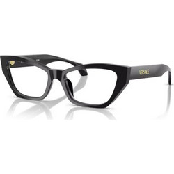 Versace VE3373U GB1 Γυναικείος Σκελετός Γυαλιών Οράσεως Κοκάλινος Μαύρος