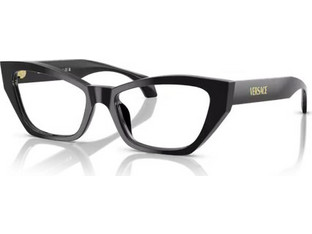 Versace VE3373U GB1 Γυναικείος Σκελετός Γυαλιών Οράσεως Κοκάλινος Μαύρος
