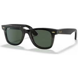 Ray-Ban RB2140CO 921471 Ανδρικά Γυαλιά Ηλίου Τετράγωνα Κοκάλινα Μαύρα με Πράσινο Φακό