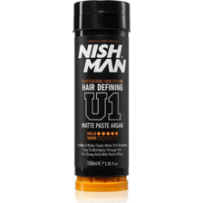 Nish Man U1 Paste Μαλλιών Matte Δυνατό Κράτημα 100ml