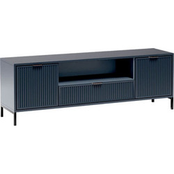 Matis Έπιπλο Τηλεόρασης Ξύλινο Μπλε Μ165xΠ41xΥ56cm Linka 165 JAR045/2