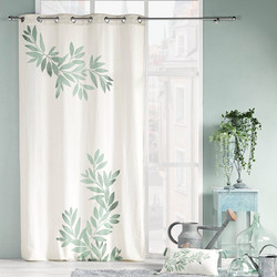 Spitishop Κουρτίνα Παραθύρου Floral με Τρουκς 140x260 Nymphea 1612454