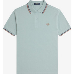 Fred Perry Ανδρική Μπλούζα Polo Κοντομάνικη Πράσινο Mint M3600-Y26