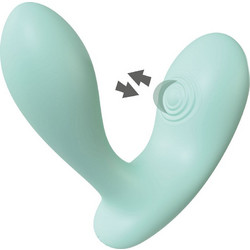 Xocoon DuoVibe II Tapping Vibrator Δονητής G-Spot Πράσινος