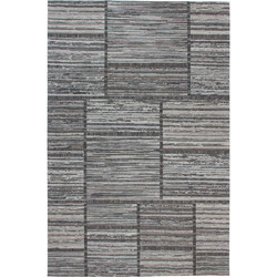 Kayoom Phenix Χαλί Ορθογώνιο Κιλίμι 4 Εποχών Μάλλινο 160x230cm 6608 Grey