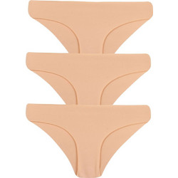 Cottonhill Γυναικεία Brazil Χωρίς Ραφές Μπεζ 3Pack CH0462B