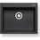 Pyramis Pyragranite Istros Ένθετος Νεροχύτης Γρανίτη Ματ Graphite Carbon 61x50cm 070045011