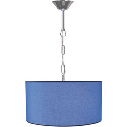Heronia Lighting Κρεμαστό Φωτιστικό Οροφής Μονόφωτο E27 Γαλάζιο Φ40cm AA-0137
