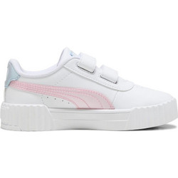 Puma Carina 3.0 Παιδικά Sneakers Λευκά Ροζ 400609-01