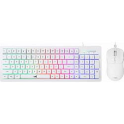 Baracuda Orca BGC-012 Σετ Gaming Πληκτρολόγιο RGB White