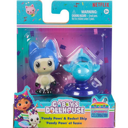 Spin Master Gabby's Dollhouse Cat-Errific Celebration Pandy Paws & Rocket Ship