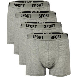 Onurel Ανδρικά Μποξεράκια Σετ 4Pack Γκρι 129