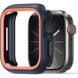 Dux Ducis Bamo Πλαστική Θήκη για Apple Watch 7 / 8 / 9 45mm Μαύρη Πορτοκαλί