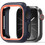 Dux Ducis Bamo Πλαστική Θήκη για Apple Watch 7 / 8 / 9 45mm Μαύρη Πορτοκαλί