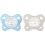 Chicco PhysioForma Dual Soft Ανατομικές Ορθοδοντικές Πιπίλες Σιλικόνης 2-6m Σιελ Μπεζ 2τμχ