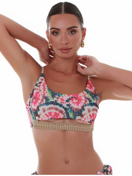 Bluepoint Bikini Top Μπουστάκι με Ενίσχυση Φούξια Πετρόλ 25066017-40