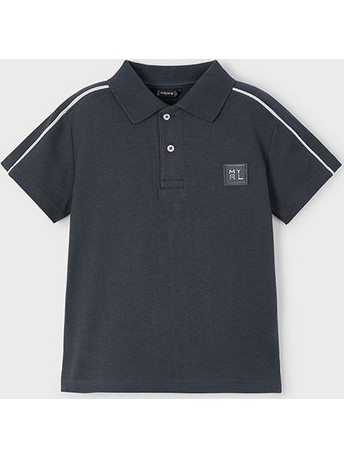 Mayoral Παιδικό Polo Κοντομάνικο Ανθρακί 25-03108-068