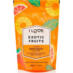 I Love Exotic Fruits Άλατα Μπάνιου Κρύσταλλοι 500gr