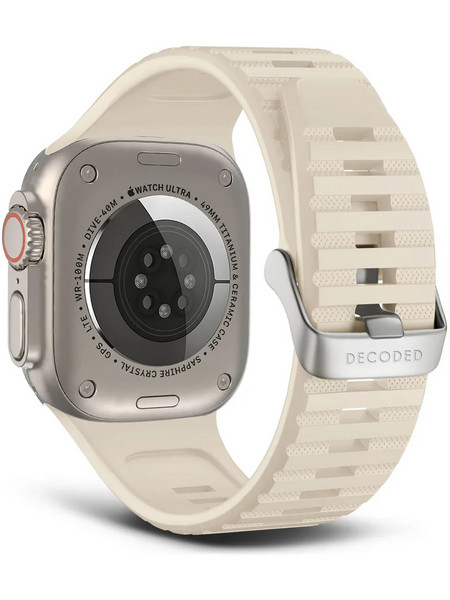 Decoded Traction Ultra Λουράκι Σιλικόνης White (Apple Watch 42 / 44 / 45 / 49mm)