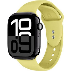 Crong Liquid Λουράκι Σιλικόνης Pale Yellow (Apple Watch 38 / 40 / 41 / 42mm)